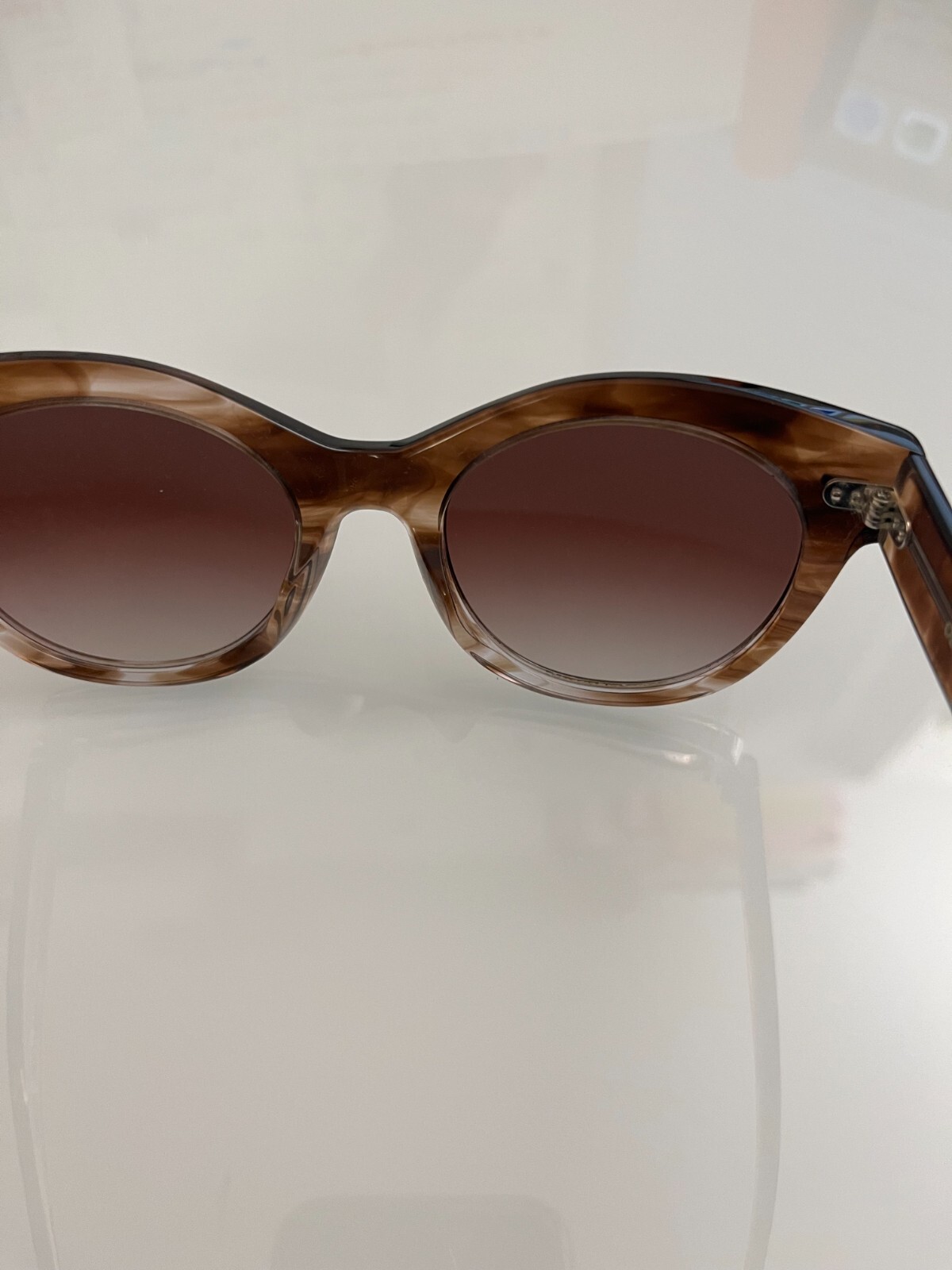 Pre-owned Oliver Peoples The Row X Georgica Sun Msrp$562 Ov5421su Rare Find In Brown