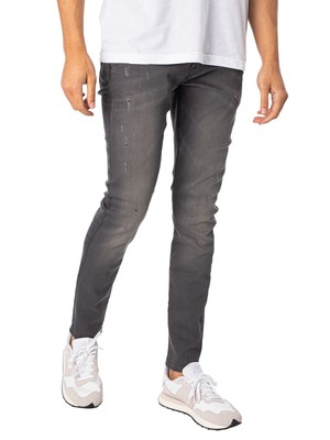 

Мужские джинсы скинни G-Star RAW Revend Superstretch, серые, Grey, 51010-6132-1243