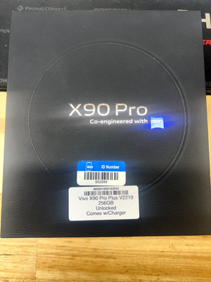 Vivo X90 Pro Plus 5G - 12 GB / 256 GB - Black (Unlocked) V2219 - NEW OPEN BOX!!