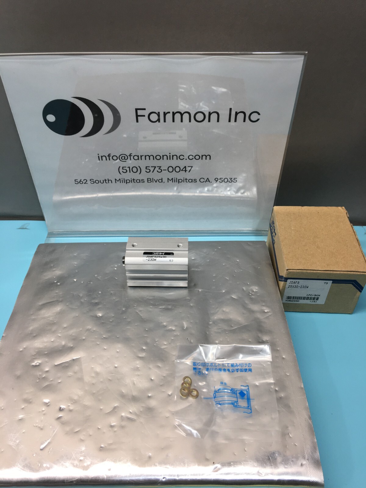 KOGANEI JDAFS25x30-230W AIR CYLINDER KW62950, 133240