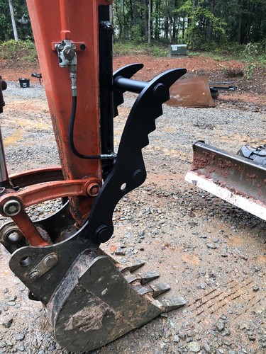 KUBOTA HYDRAULIC MINI EXCAVATOR THUMB KIT KX057 KX161 U45 U50 U55 PIN ON BUCKET