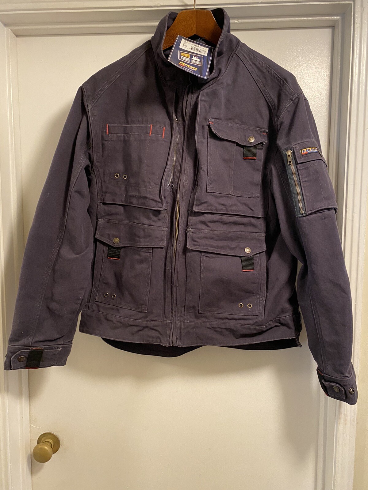 Blaklader Brawny canvas jacket blue Men 