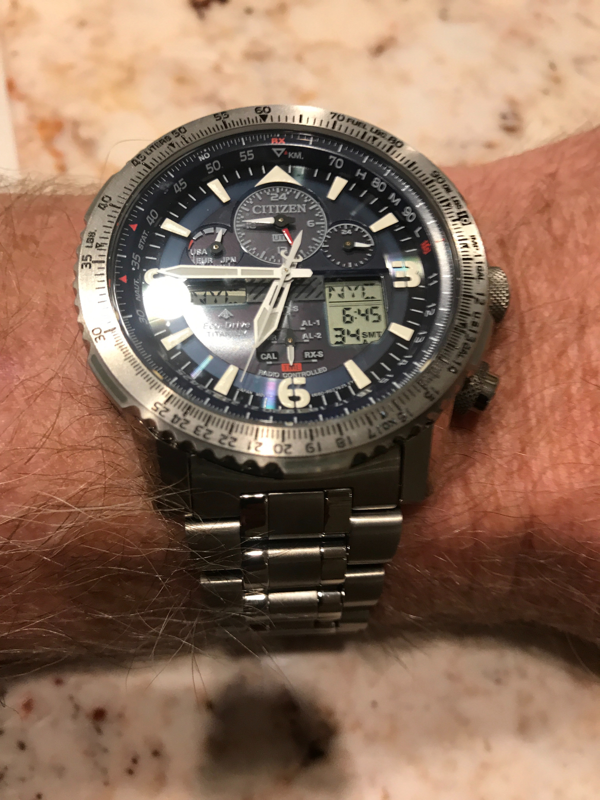 Titanium.*FREE R/C | JY8100-80L Eco-Drive eBay CITIZEN SUPER Super SHIPPING* PILOT