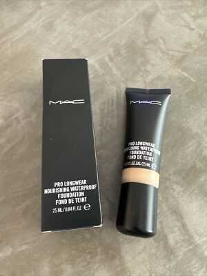 MAC Pro Longwear Nourishing Waterproof Foundation Shade NC38 Full Size 25ml