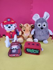 Plush Mixed Lot, Paw Patrol Chase, Nala Puppet, Cars Plush | eBay