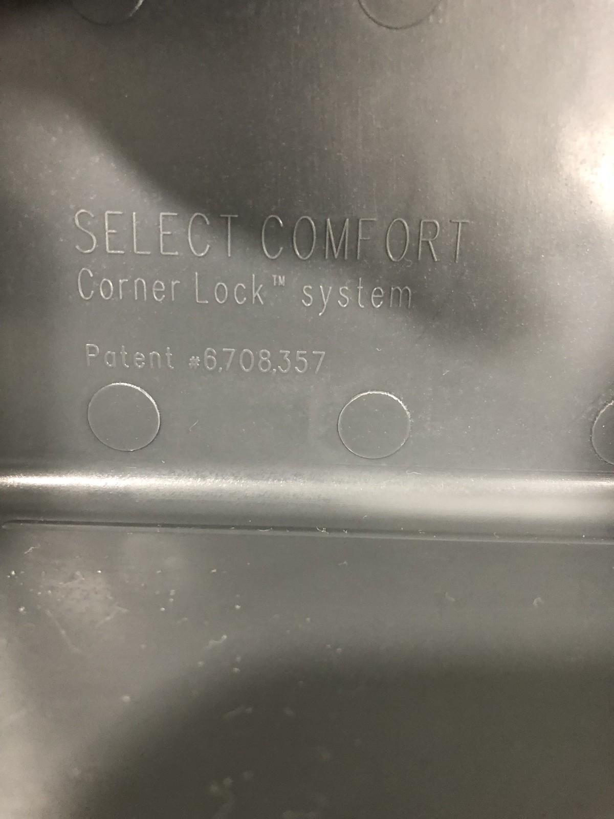 Sleep Number Select Comfort Corner Lock System Set of 4 Corners