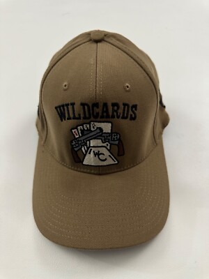 New The Corps Wildcards HSC-23 Logo Beige Fitted Baseball Cap Hat Size S/M