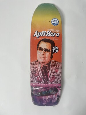【2025A/W新作★送料無料】 Jeff Grosso Anti-Hero Skateboard Deck 'Jim Jones' Rainbow スケートボード