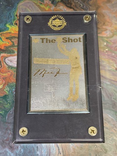 マイケルジョーダン　UPPER DECK 24k authenticated 1995 UPPER DECK 24 KT GOLD PLATED CARD MICHAEL JORDAN THE