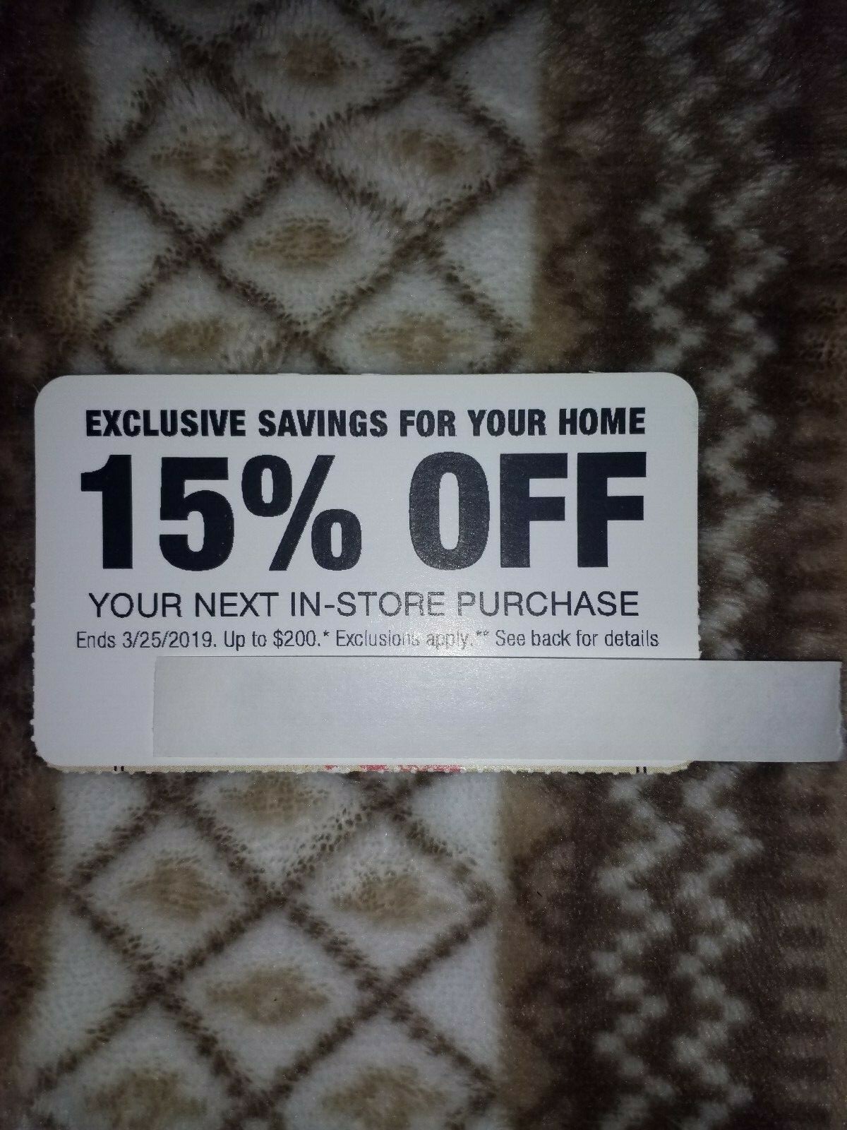 Home Depot coupon 15% off Savings UP TO $200 off Exp 3/25/2019 In-Store only