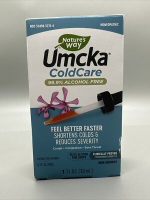 Nature's Way - Umcka ColdCare Alcohol-Free Drops - 1 fl oz BB:03/2026