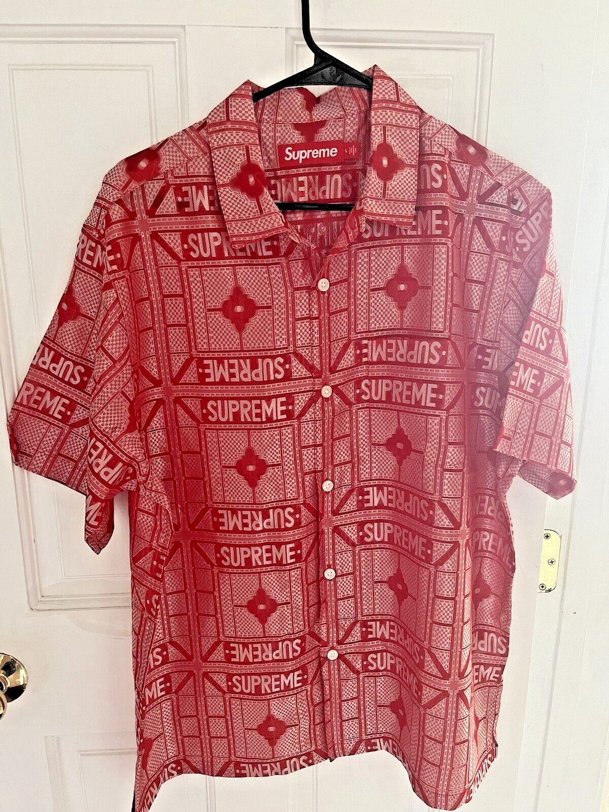 Supreme Diamond Jacquard S/S Top XXL