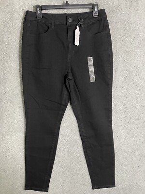 New Sonoma comfort high rise women's black jeggings size: 13S/31W
