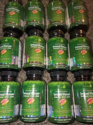 12 Bottles - Irwin Naturals Sensual Woman Endurance, Stress, Libido 60 Soft-Gels