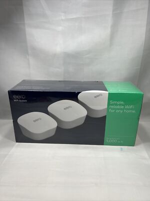 eero Wi-Fi System, 3 Units, New Factory Sealed