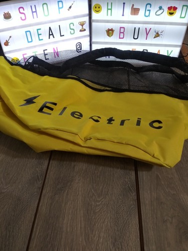 New!!!! Yellow Electric Bag With 2 Pockets For Accessories