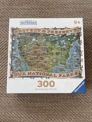 NEW Ravensburger Great Outdoors Puzzle  Protect and Preserve  300 Pieces