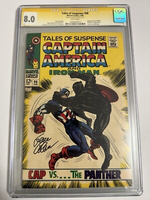 Tales of Suspense #98 (Marvel 1968) Signed Gene Colan CGC 8.0 White Pages!