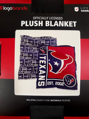 Houston Texans Luxury Plush Blanket NFL - Officially Licensed -  60'' x 70''