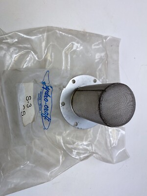 S-3 Hydraulic Reservoir Strainer, Hydro-Craft Stainless Steel Filler S3 3''