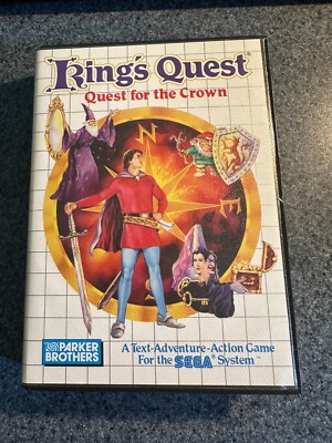 King's Quest: Quest for the Crown for Sega Master System - Complete in Box CIB