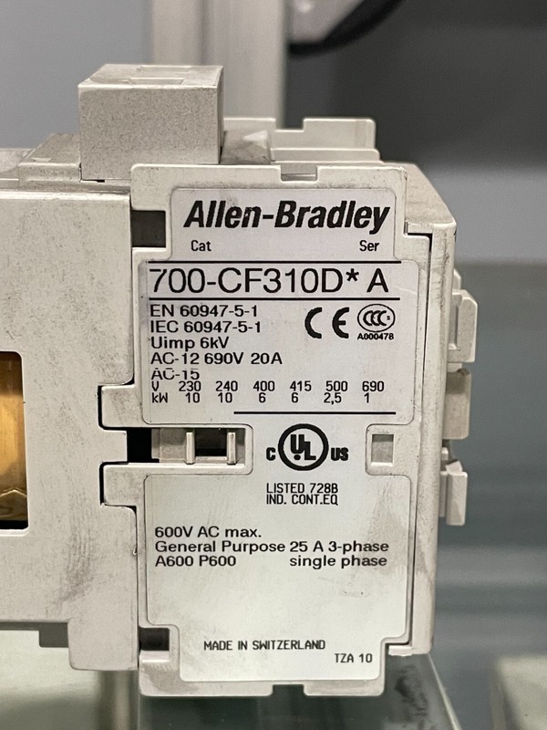 Allen Bradley 700-Cf310d* Ser A Relais Contacteur 24 Vdc