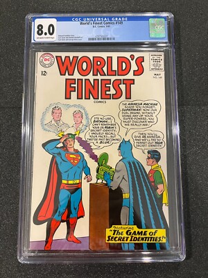 World's Finest #149, CGC 8.0, 1st appearance the Bat-van May, 1965