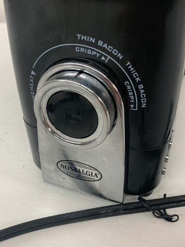 Bacon Cooker Nostalgia BCN6BK Bacon Express USED ONCE