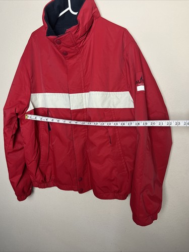 Vintage 90s Nautica NS-83 Red Windbreaker