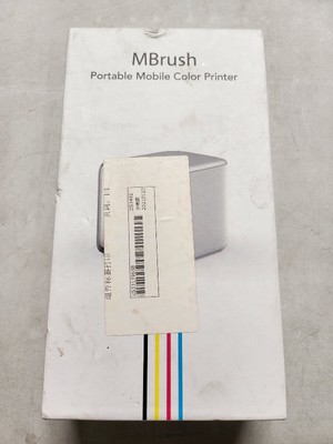 MBrush Portable Mobile Color Printer, Inkjet Printer Mini Printer