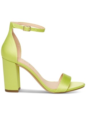 Женские зеленые босоножки Bella с круглым носком и блочным каблуком MADDEN GIRL на мягкой подкладке 6,5 М