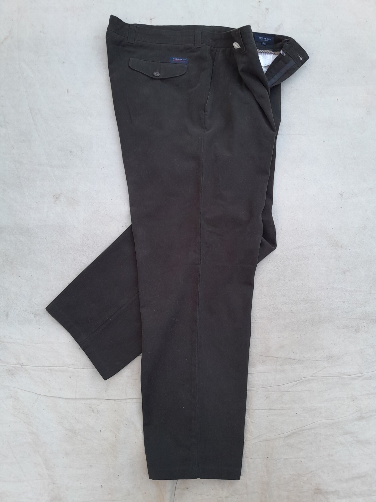パンツ BRUT CLOTHING Moleskin Chino Burberry Moleskin Chino Pants Mens 40in Brown Trousers Made
