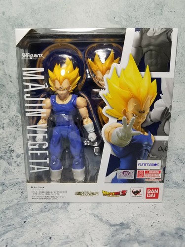 Bandai Tamashii S.H. Figuarts Dragon Ball Z Majin Vegeta New