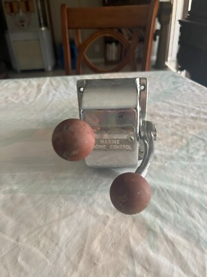 Vintage Morse Marine Engine Control Twin Engine Gear Shifter