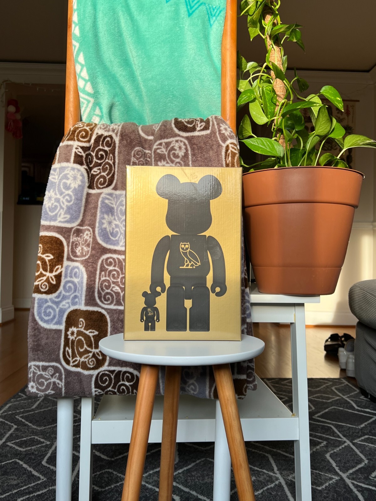 その他 BE@RBRICK OVO Pearl White 100% &amp; 400% Medicom BE@RBRICK™ 400% & 100% Set - Pearl White | October's