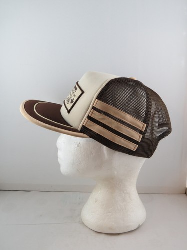 Vintage Patched Trucker Hat - Waskiewich Construction Alberta - Adult Snapback