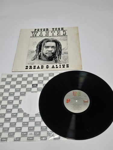 PETER TOSH - WANTED DREAD & ALIVE, 1981 Vinyl 1st EMI