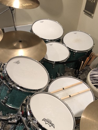 pearl music city custom drums, 22, 10, 12, 14, 16, 18