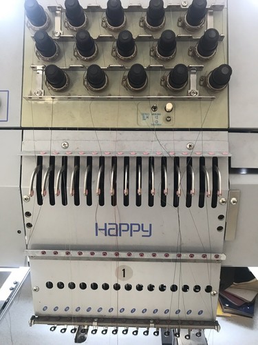 Happy ,embroidery machine 6 head 15 needle