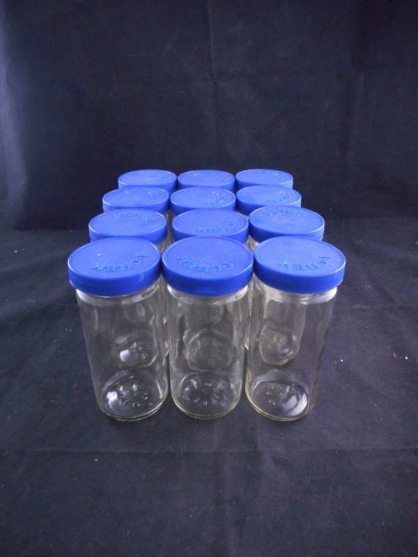 Tall Blue Screw Cap 58-400 12/case