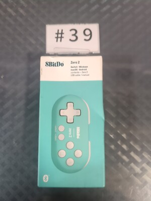 8Bitdo Zero 2 Bluetooth Wireless Gamepad Keychain Size Mini Controller Turquoise
