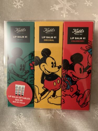 S Set Original, Mint, Cranberry 0.5 Oz Each Disney Micky Mouse
