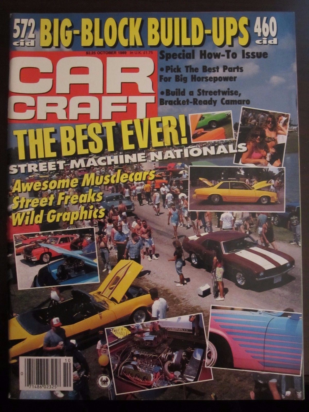 Car Craft Magazine October 1989 Street Machine Nationals No