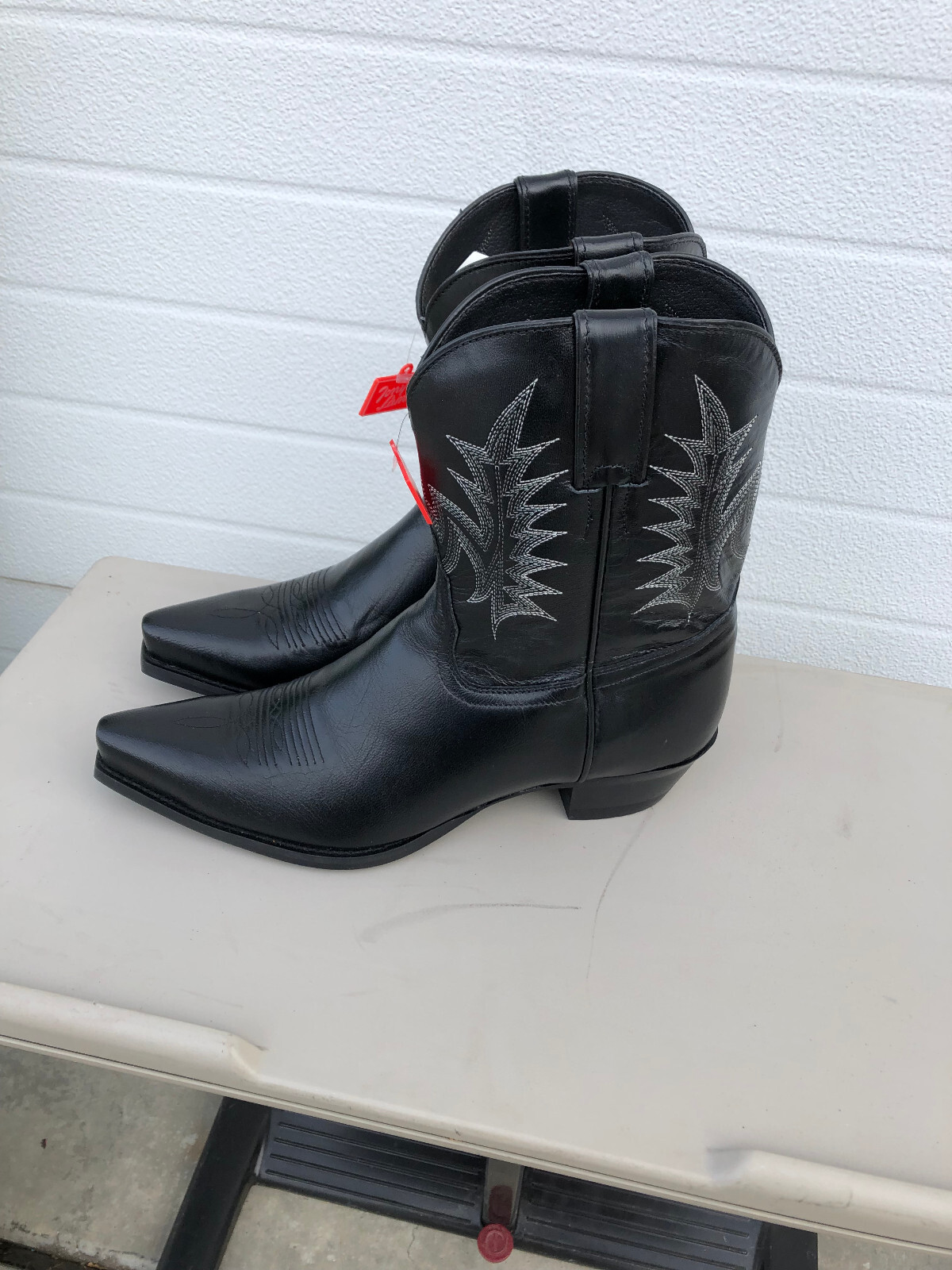 靴 TONY LAMA western boots 7 1/2EE Tony Lama BOOT 7 B SQUARE Toe Western Cowboy Boot 7 ANKLE BOOTS 7