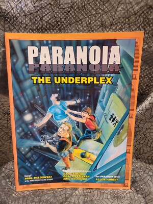 Mongoose Paranoia XP Underplex RPG Gaming Book Manual Hanrahan Under Plex