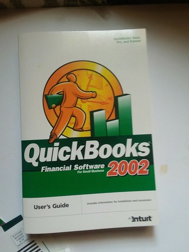 Quickbooks Basic 2002 for windows with manual and serial number Key Code