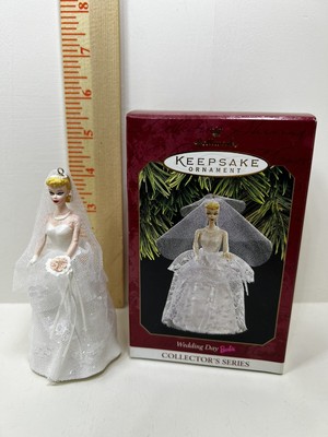 1997 Hallmark Barbie Christmas Ornament ''Wedding Day'' Bride 4th in Series New