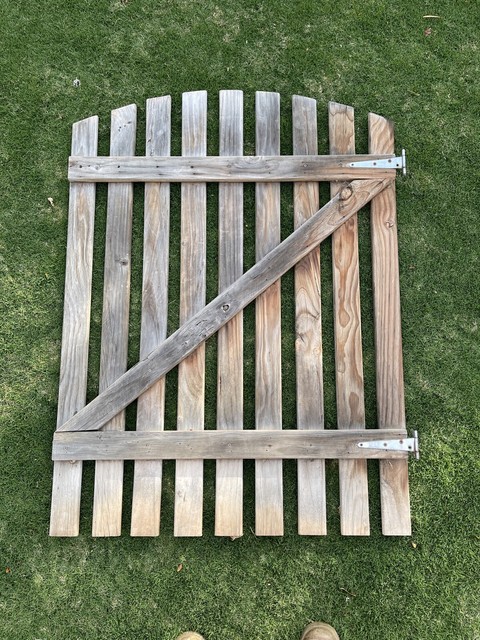 Wooden garden gate with galvinized hinges | Other Home & Garden