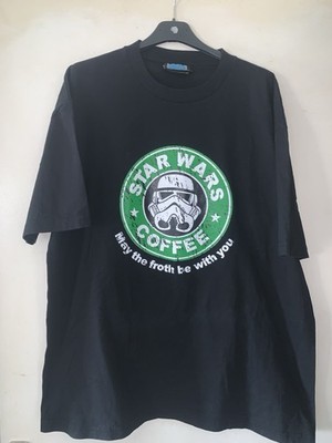 T Shirt Homme Frozen Munky Star Wars Coffee Stormtrooper Parodie Starbucks XL