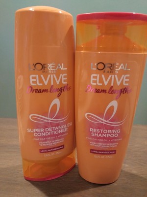 L'oreal Paris Elvive Dream Lengths Restoring Shampoo & Conditioner 12.6oz